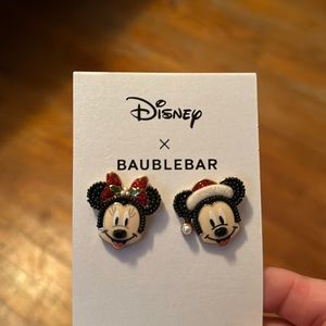 Baublebar Mickey and Minnie pierced earrings